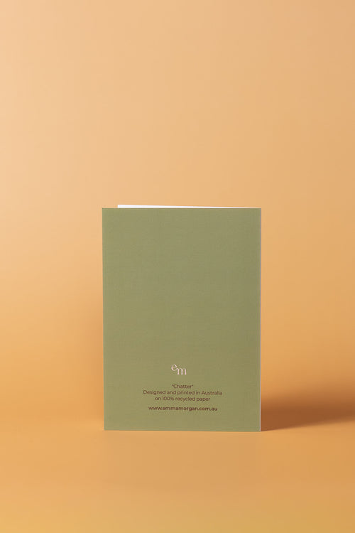 Chatter Greeting Card