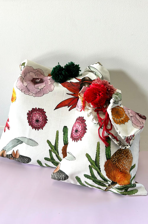 Desert Flower Santa Stocking