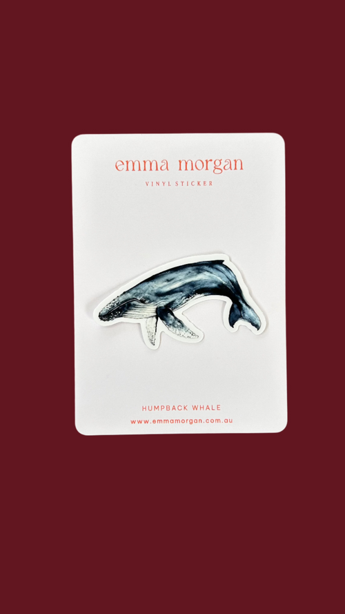 Humpback Whale Vinyl Sticker