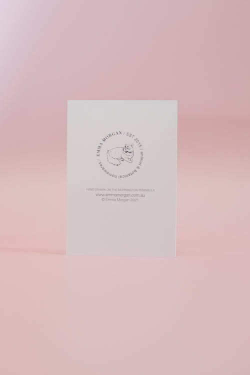 Grumpy Leopard Greeting Card