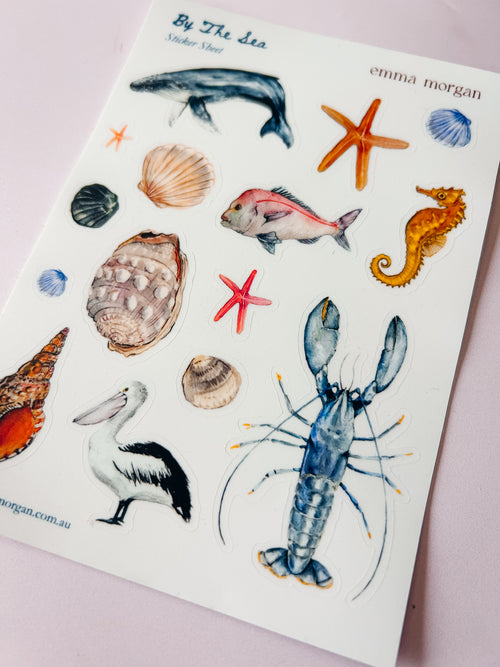 By The Sea Sticker Sheet