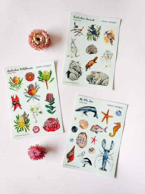 By The Sea Sticker Sheet