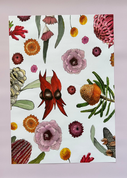 Desert Flower Wrapping Paper