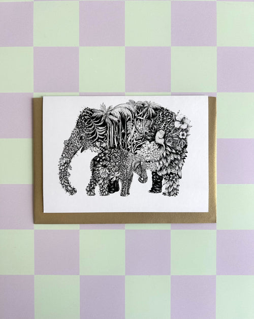 Deep Jungle Greeting Card