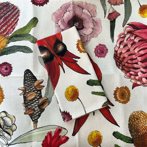 Desert Flower Napkin (Pair)