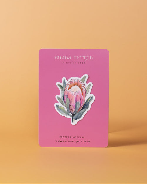 Pink Pearl Vinyl Sticker