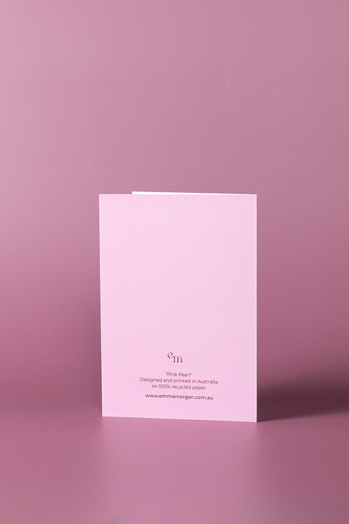 Pink Pearl Greeting Card