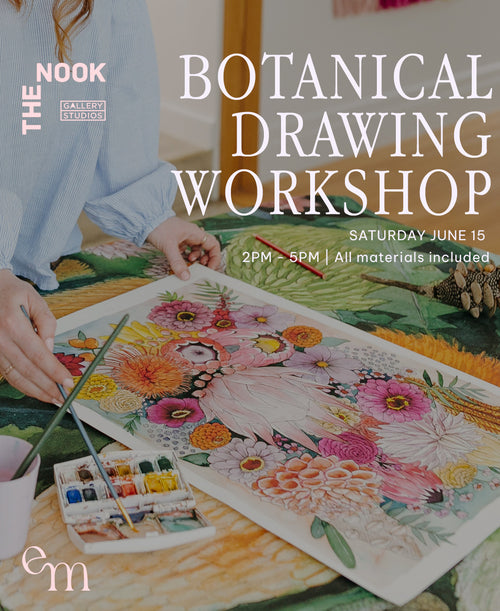 Botanical Drawing Workshop (SATURDAY JUNE 15)
