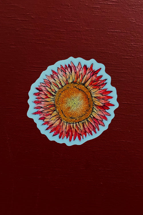 Paper Daisy Vinyl Sticker