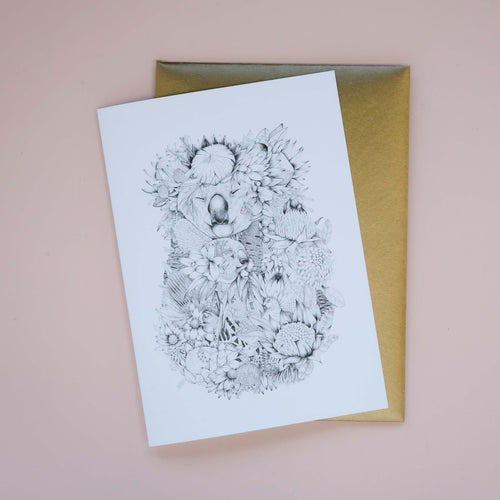 Native Slumbers Greeting Card