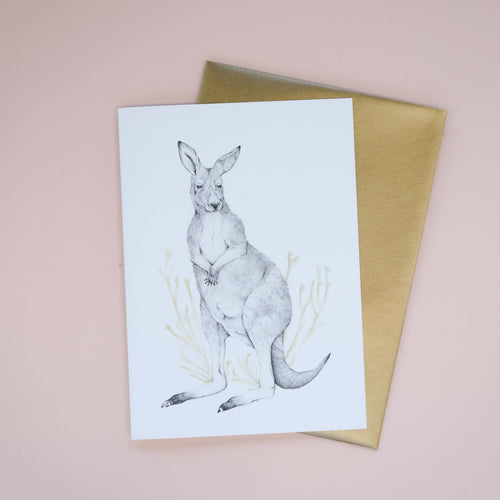 Kangaroo Paws Greeting Card