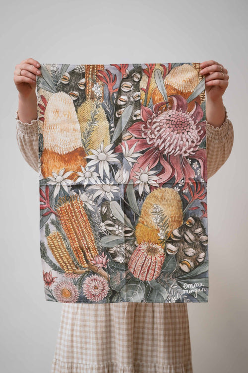 The Midnight Garden Tea-Towel