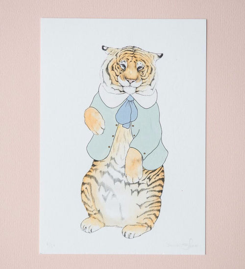 Sarah Tiger Giclée Print