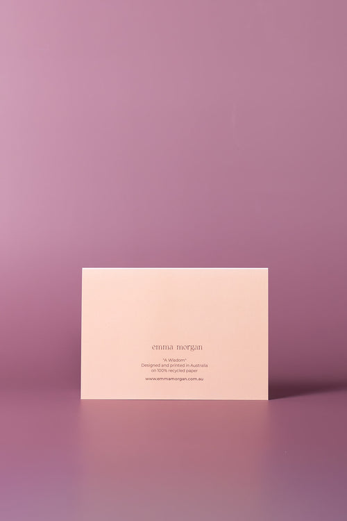 A Wisdom Greeting Card