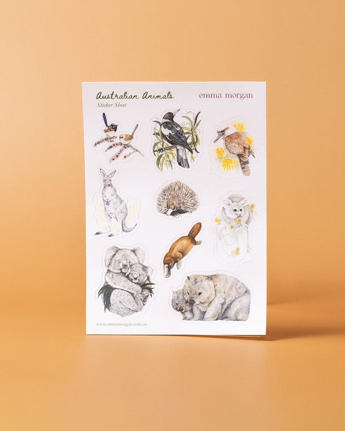 Australian Animals Sticker Sheet