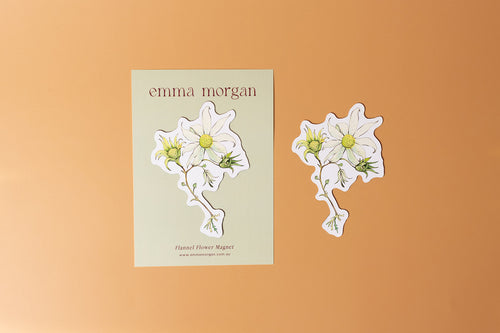 Flannel Flower Magnet