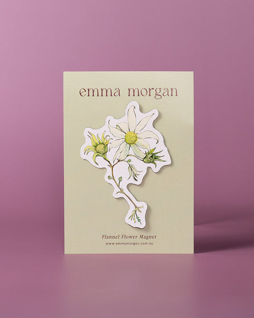 Flannel Flower Magnet