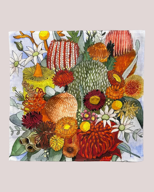 Bush Flowers Single Napkin