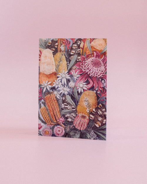 Midnight Garden Greeting Card