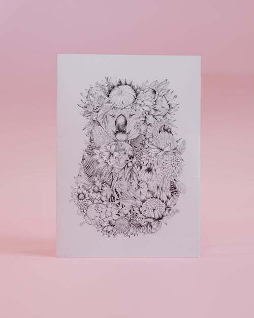 Native Slumbers Greeting Card
