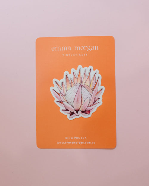 King Protea Vinyl Sticker