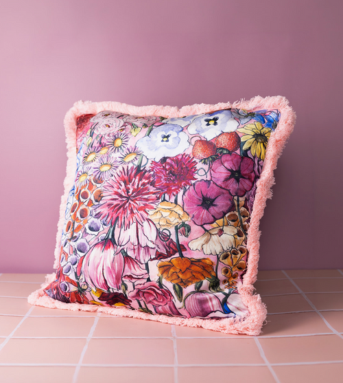 Field Dream Velvet Cushion
